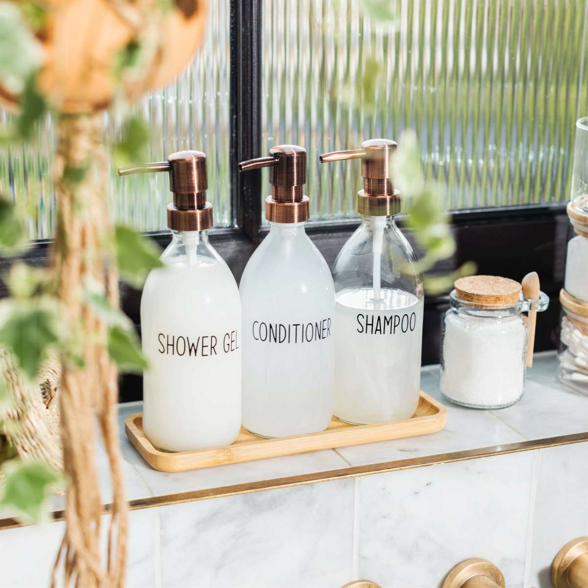 Immagine del prodotto Dispenser per Lotion in Vetro Trasparente | Sass & Belle