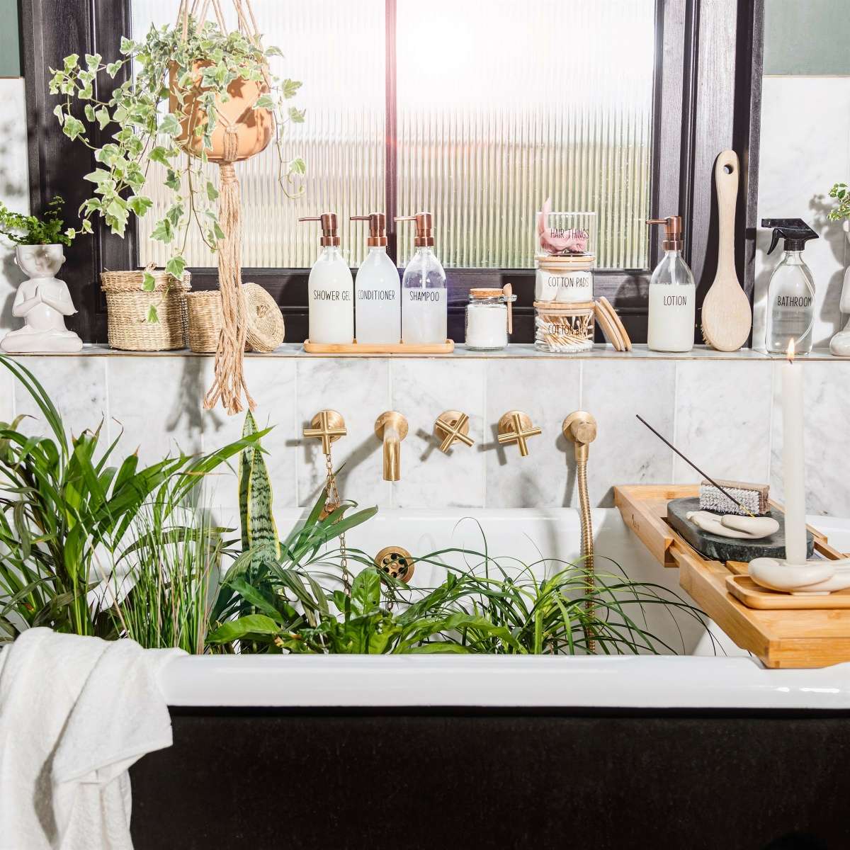 Immagine del prodotto Dispenser per Lotion in Vetro Trasparente | Sass & Belle