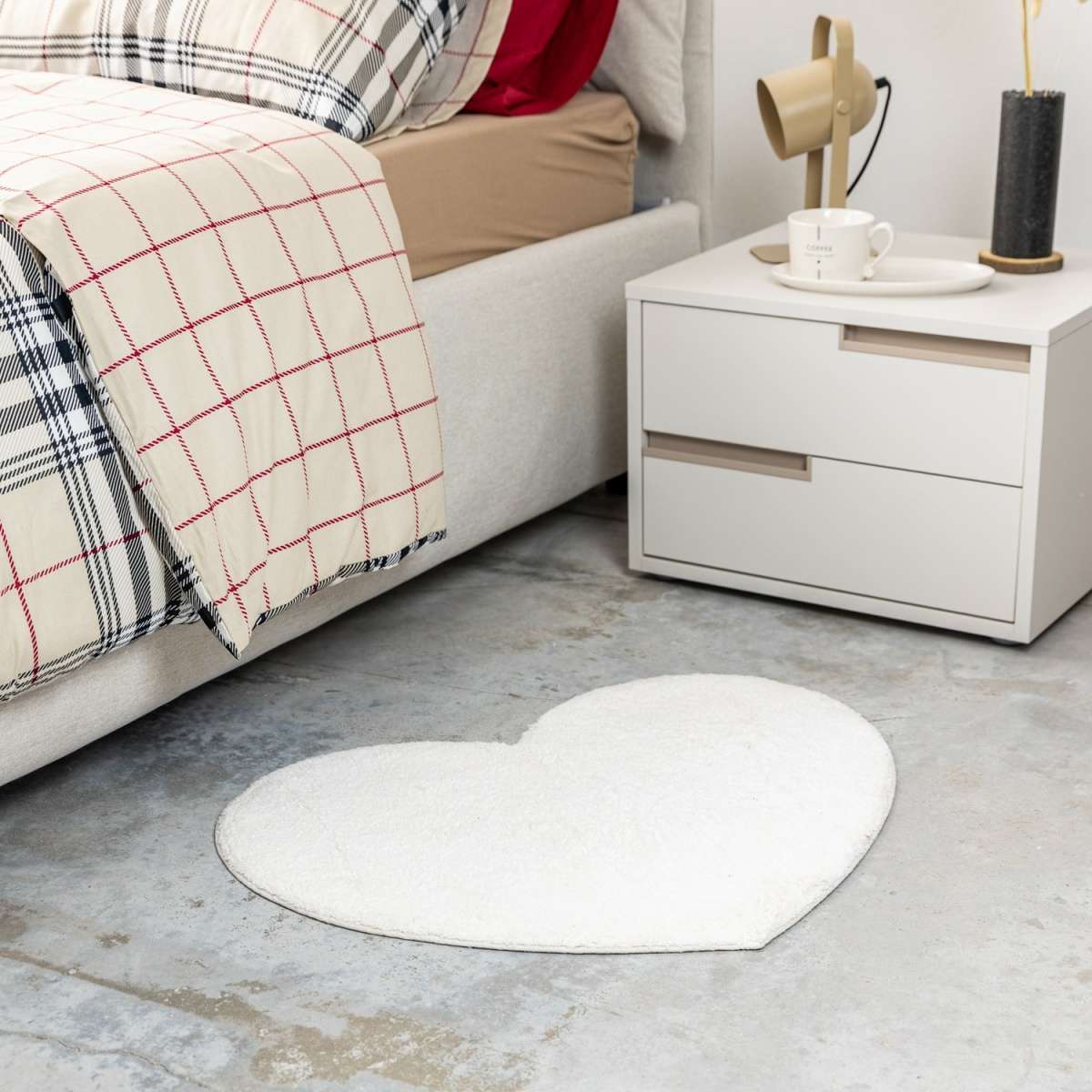 Immagine del prodotto Tappeto Jane a forma di Cuore in 100% Cotone Antiscivolo | Pietro Zanetti Home