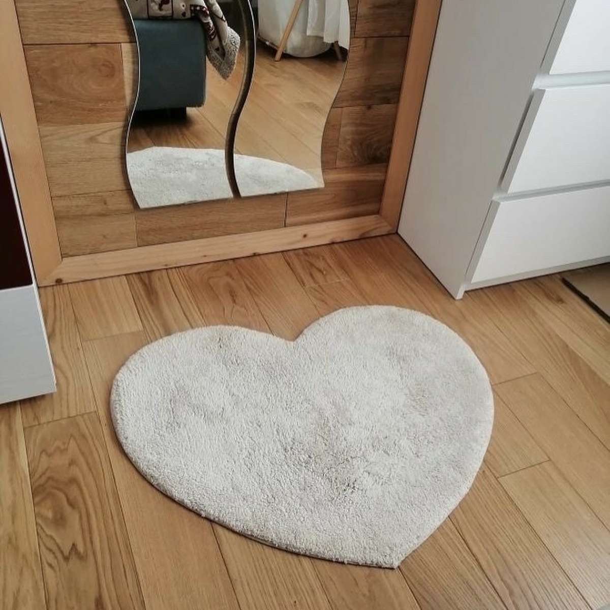 Immagine del prodotto Tappeto Jane a forma di Cuore in 100% Cotone Antiscivolo | Pietro Zanetti Home