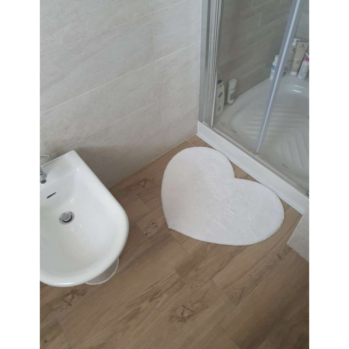 Immagine del prodotto Tappeto Jane a forma di Cuore in 100% Cotone Antiscivolo | Pietro Zanetti Home
