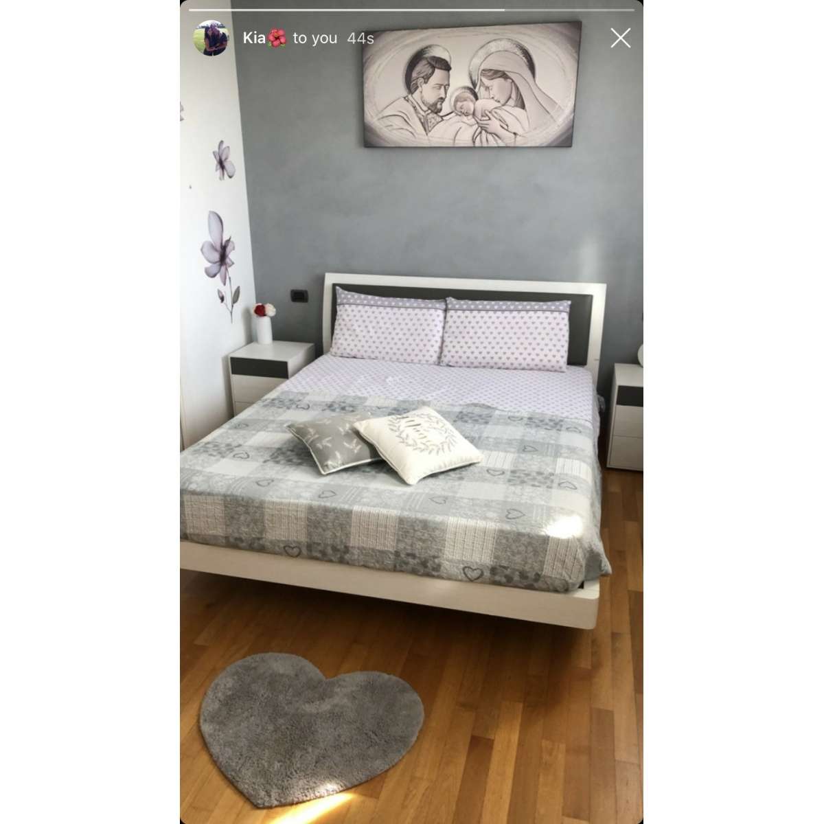 Immagine del prodotto Tappeto Jane a forma di Cuore in 100% Cotone Antiscivolo | Pietro Zanetti Home