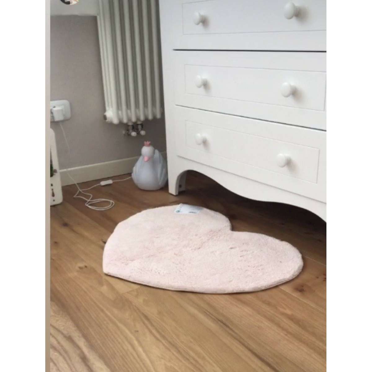 Immagine del prodotto Tappeto Jane a forma di Cuore in 100% Cotone Antiscivolo | Pietro Zanetti Home