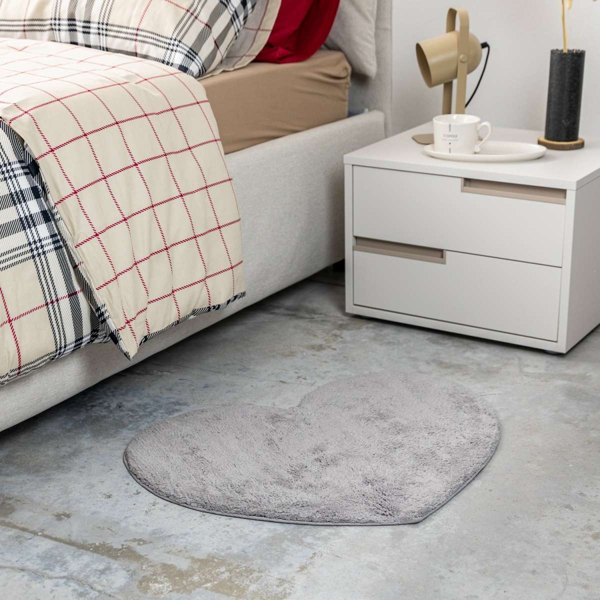 Immagine del prodotto Tappeto Jane a forma di Cuore in 100% Cotone Antiscivolo | Pietro Zanetti Home