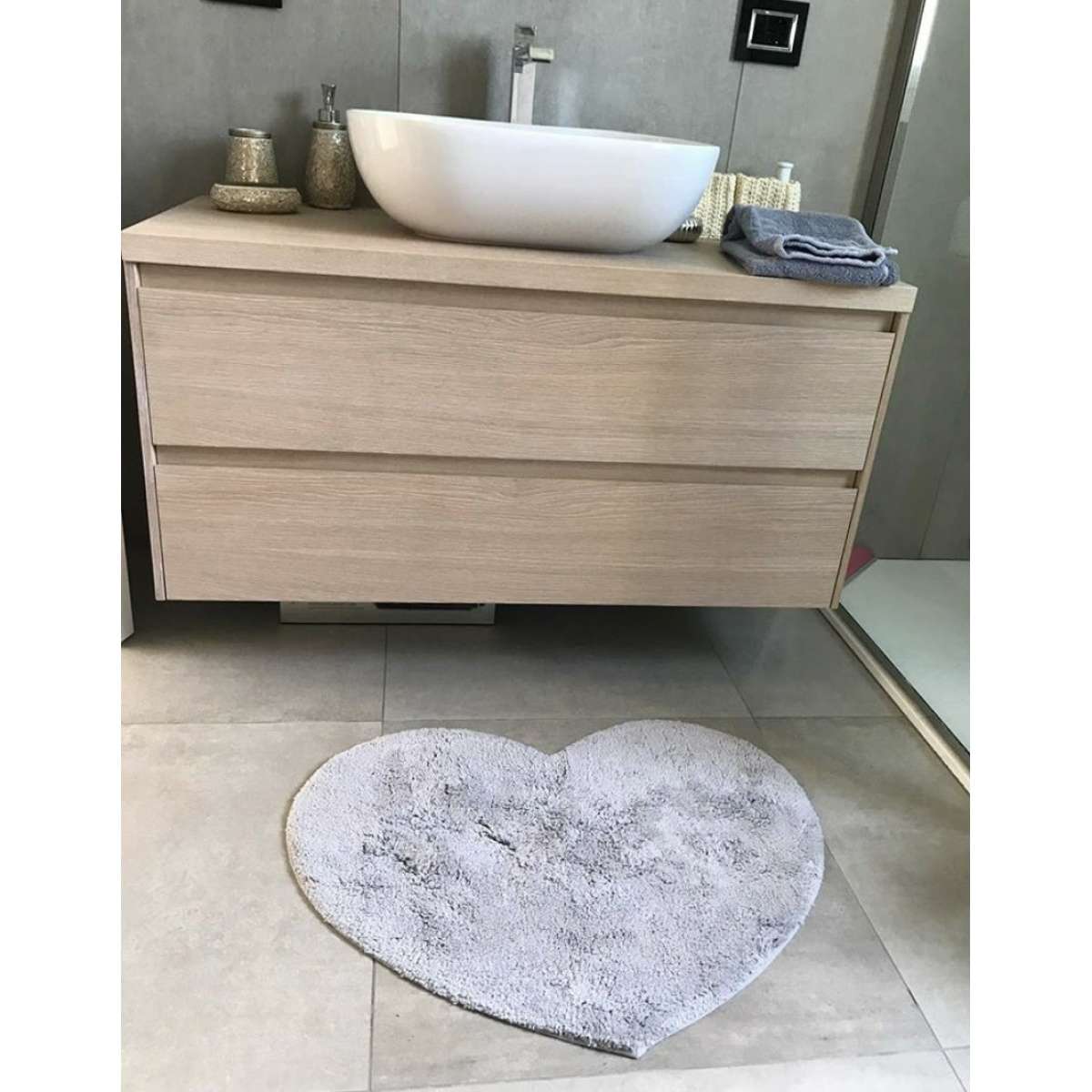 Immagine del prodotto Tappeto Jane a forma di Cuore in 100% Cotone Antiscivolo | Pietro Zanetti Home