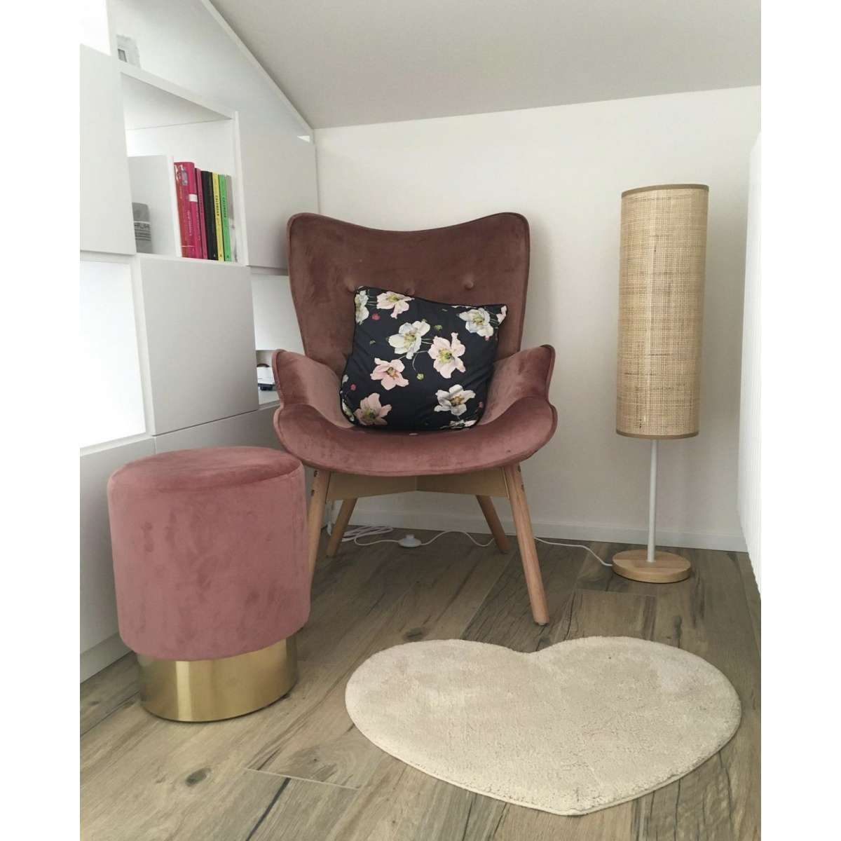 Immagine del prodotto Tappeto Jane a forma di Cuore in 100% Cotone Antiscivolo | Pietro Zanetti Home