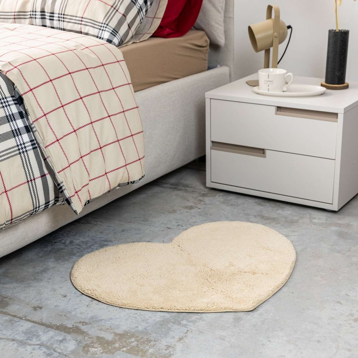 Immagine del prodotto Tappeto Jane a forma di Cuore in 100% Cotone Antiscivolo | Pietro Zanetti Home