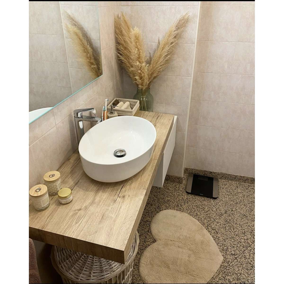 Immagine del prodotto Tappeto Jane a forma di Cuore in 100% Cotone Antiscivolo | Pietro Zanetti Home