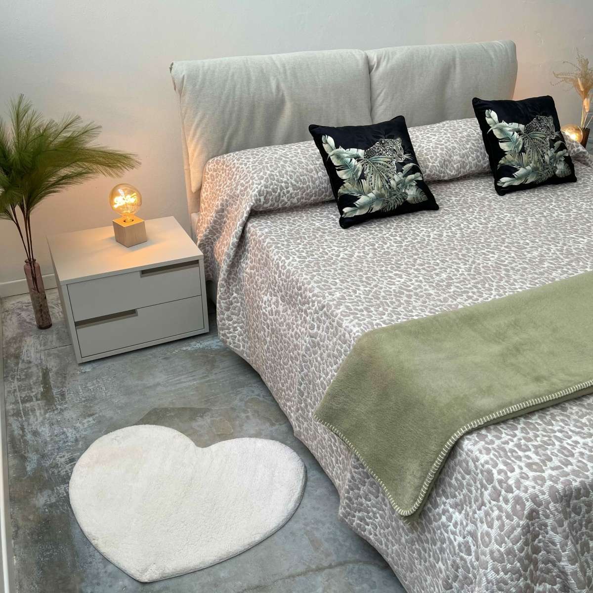 Immagine del prodotto Tappeto Jane a forma di Cuore in 100% Cotone Antiscivolo | Pietro Zanetti Home