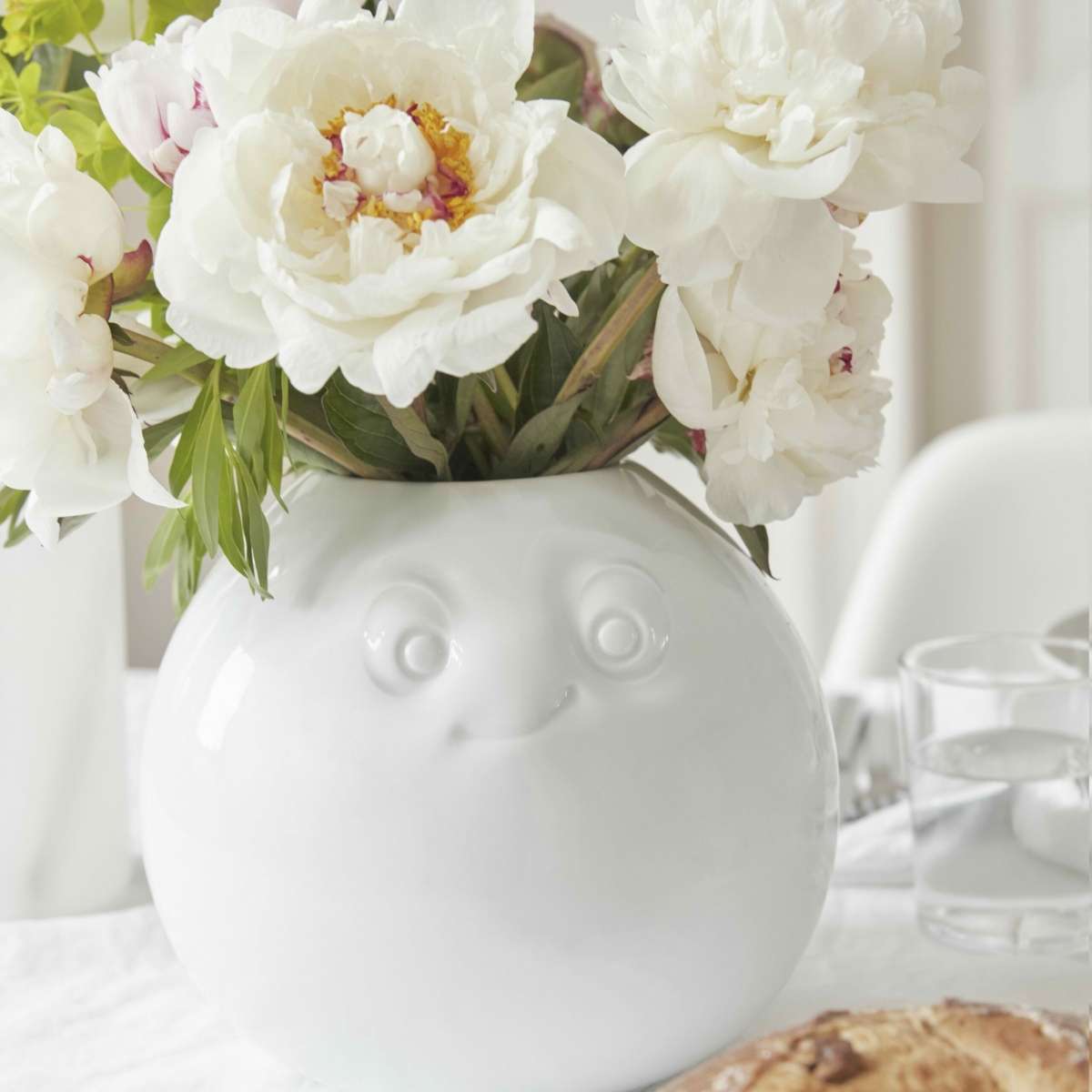 Immagine del prodotto Vaso Divertito 3D per Piante e Fiori in Porcellana | TASSEN By Fiftyeight Products