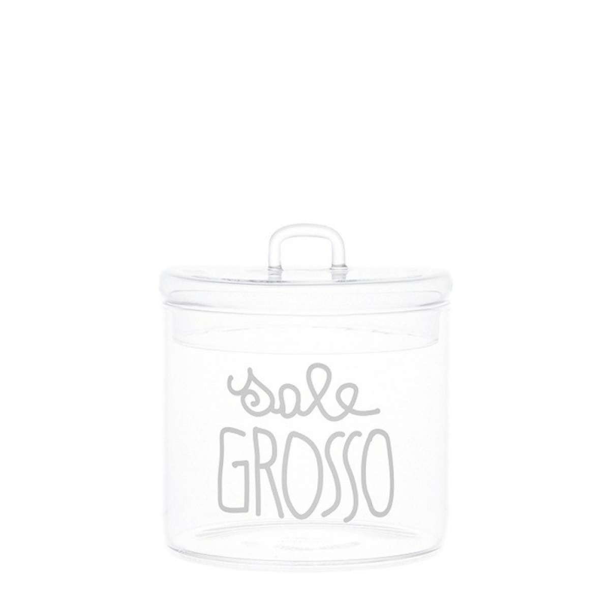 Immagine del prodotto Barattolo in Vetro Borosilicato Sale Grosso 12x14 cm | Simple Day