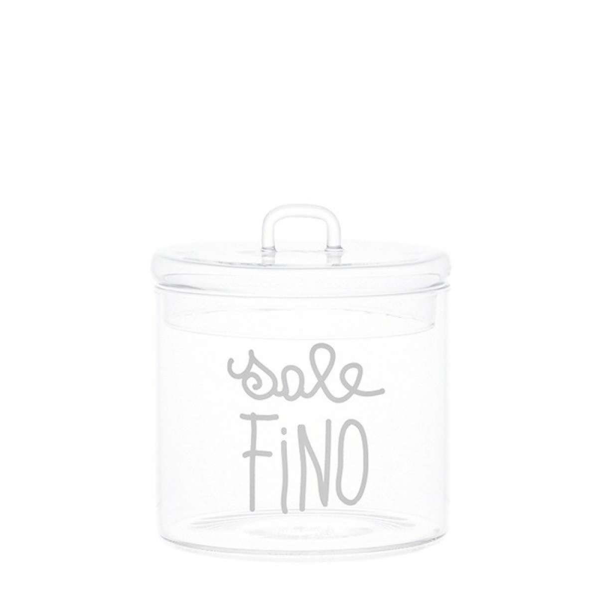 Immagine del prodotto Barattolo in Vetro Borosilicato Sale Fino 12x14 cm | Simple Day