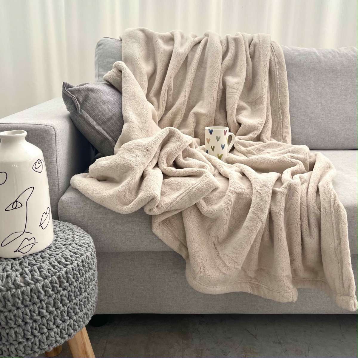 Immagine del prodotto Coperta Singola Pelosetto Tinta Unita in Microfibra 150x200 cm 8 Colori | Daunex