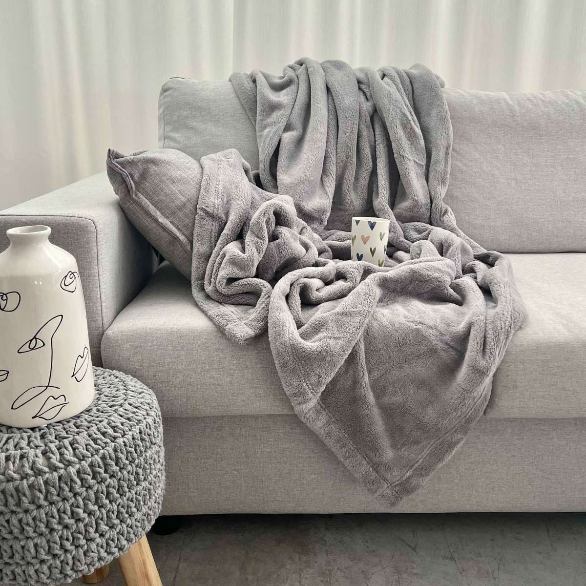 Immagine del prodotto Coperta Singola Pelosetto Tinta Unita in Microfibra 150x200 cm 8 Colori | Daunex