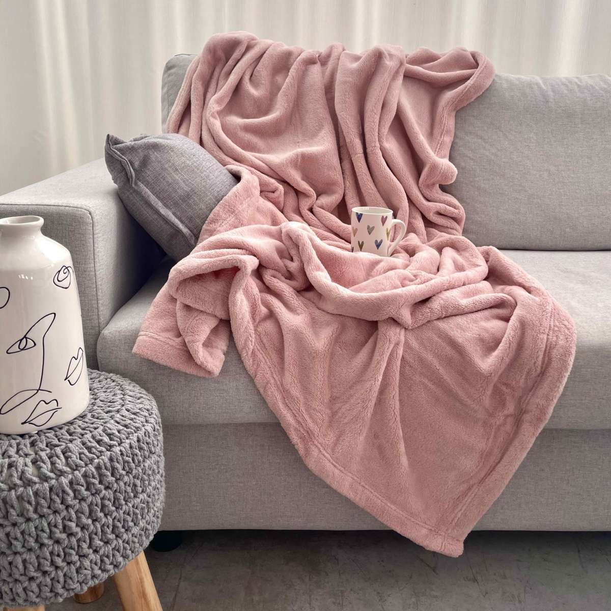 Immagine del prodotto Coperta Singola Pelosetto Tinta Unita in Microfibra 150x200 cm 8 Colori | Daunex