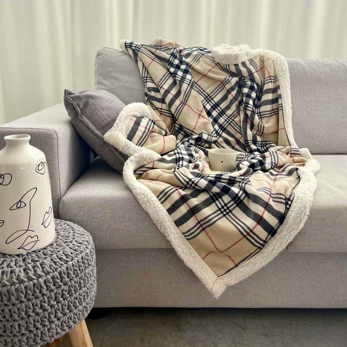 Cobertor Cobija Con Borrega Super Calientita 200 X 150 Cm | Cuotas sin