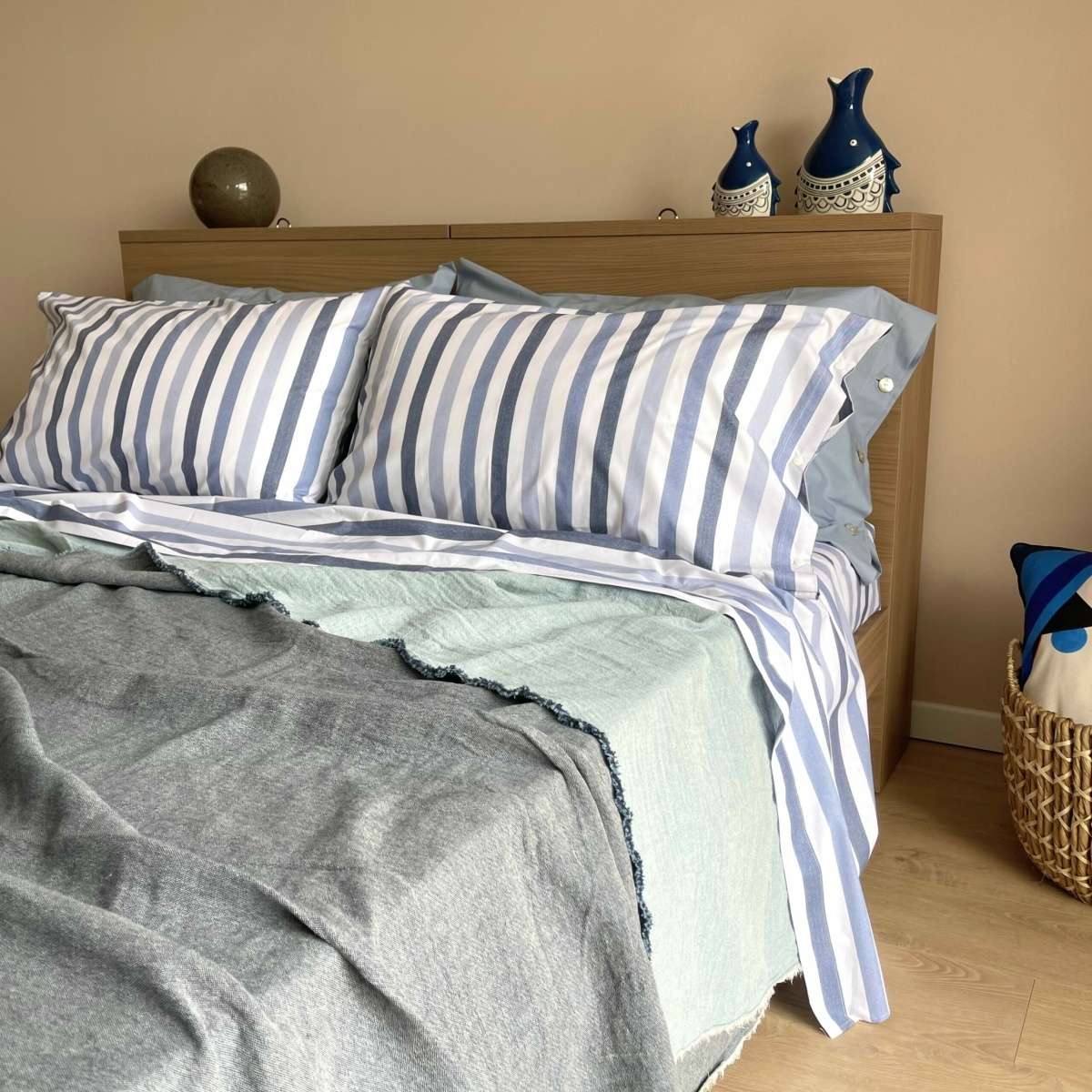 Immagine del prodotto Completo Letto Matrimoniale Linea in 100% Cotone (2 colori) | Pietro Zanetti Home