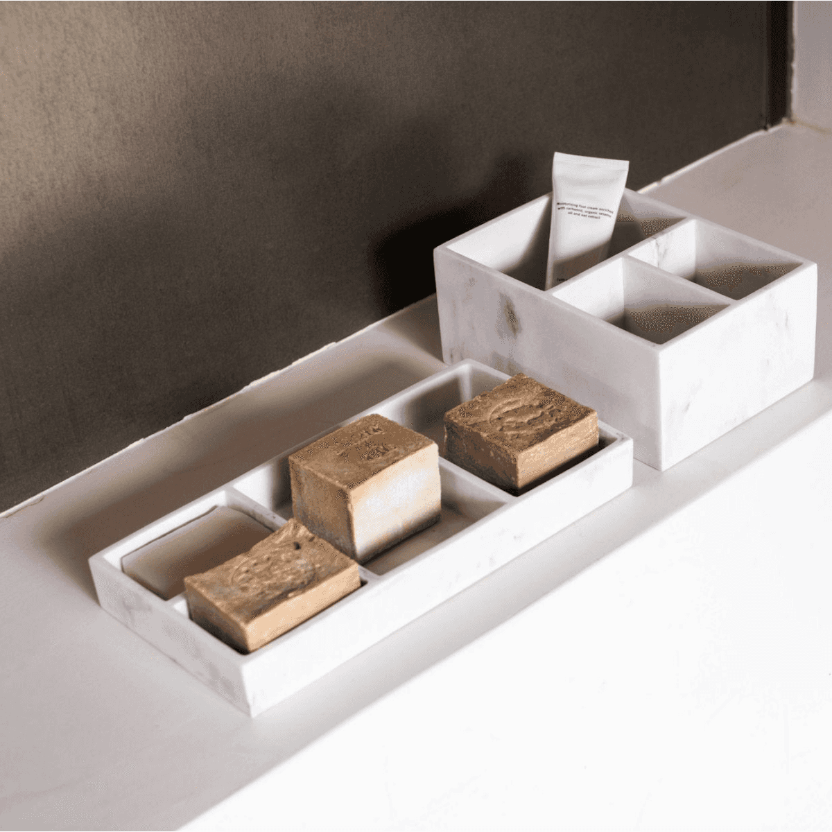 Immagine del prodotto Organizer Orizzontale in Poliresina effetto Marmo | A. House