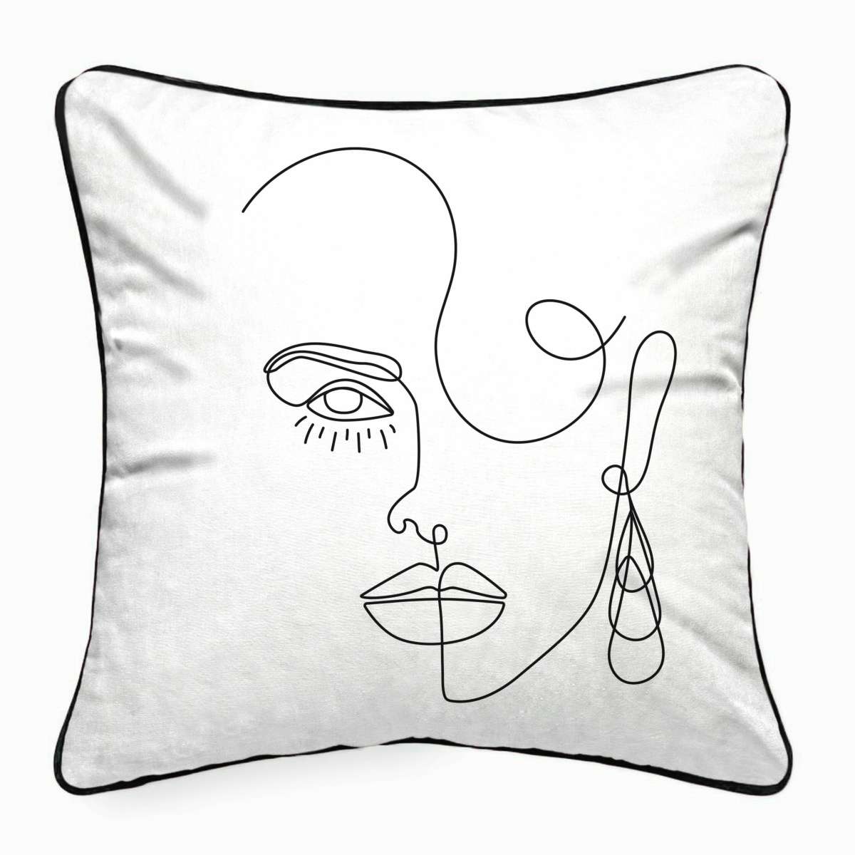 Immagine del prodotto Cuscino Divano Abstract Black and White 07 | Pietro Zanetti Home