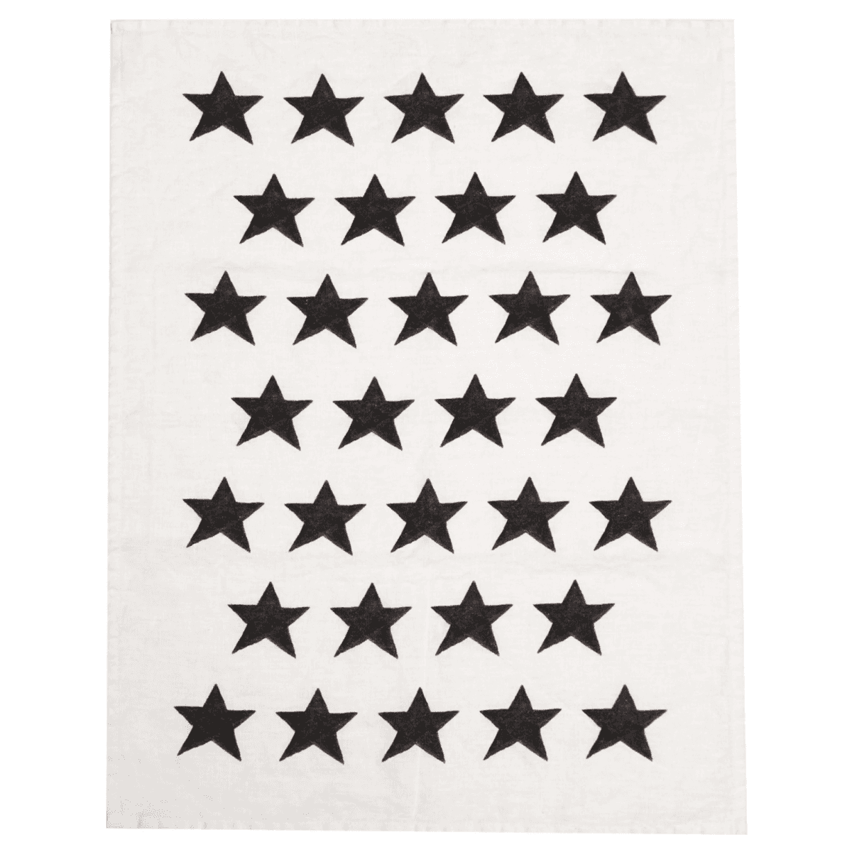 Immagine del prodotto Strofinaccio in Lino Tappezzato di Stelle grigio No Stiro | Simple Day
