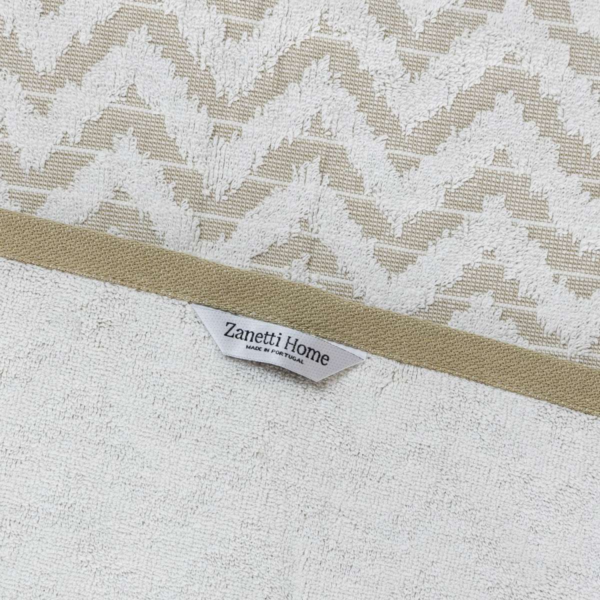 Immagine del prodotto Set Asciugamani in Jacquard Zig Zag 100% Cotone | Pietro Zanetti Home