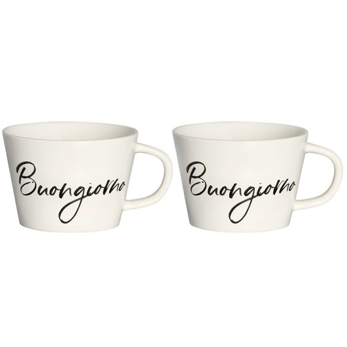 Immagine del prodotto Set 2 Tazze Buongiorno in Gres di Porcellana | Simple Day