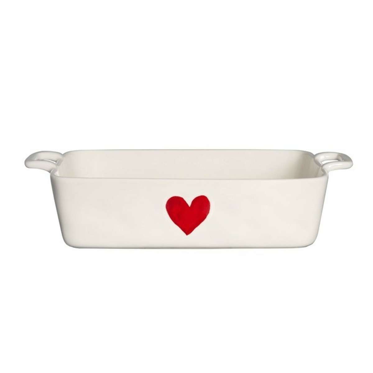 Immagine del prodotto Pirofila in Gres di Porcellana Cuore Rosso (2 misure) | Simple Day