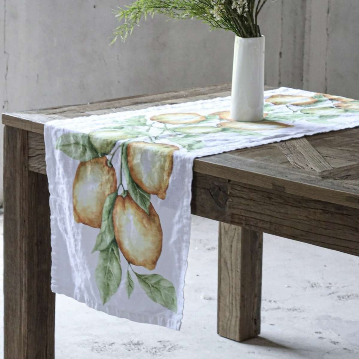 Immagine del prodotto Runner in Lino Limoni No Stiro 50x160 cm | Simple Day