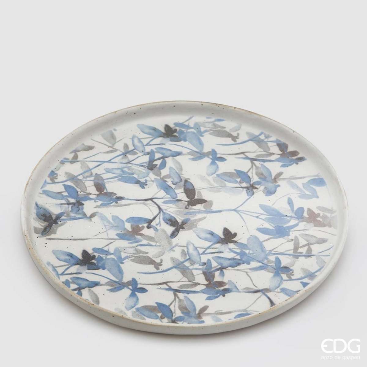 Immagine del prodotto Piatto fantasia Fiordaliso in Gres ø22 cm | EDG Enzo De Gasperi