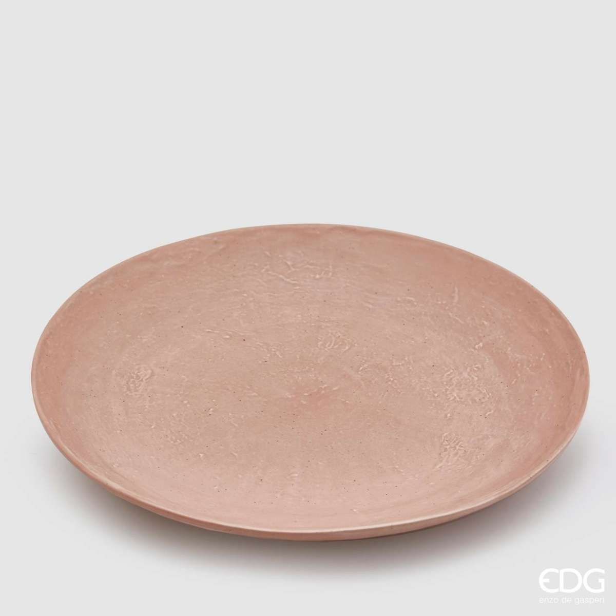 Immagine del prodotto Piatto Piano Feng Matt Rosa in Gres ø27 cm | EDG Enzo De Gasperi