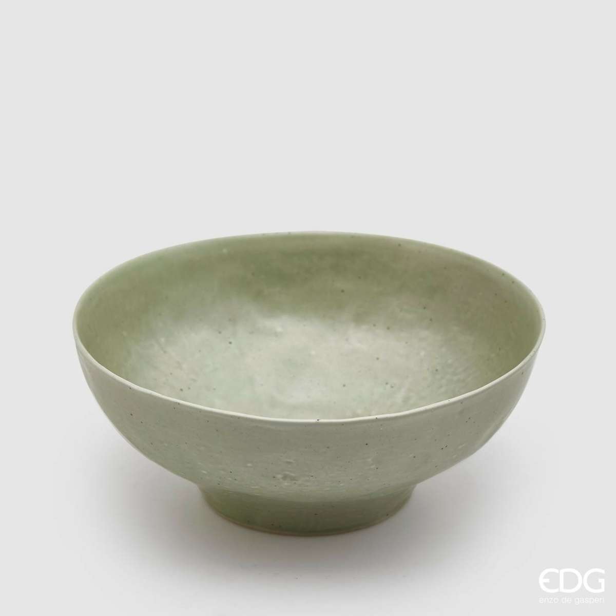 Immagine del prodotto Piatto Fondo Feng Matt Verde in Gres ø17 cm | EDG Enzo De Gasperi