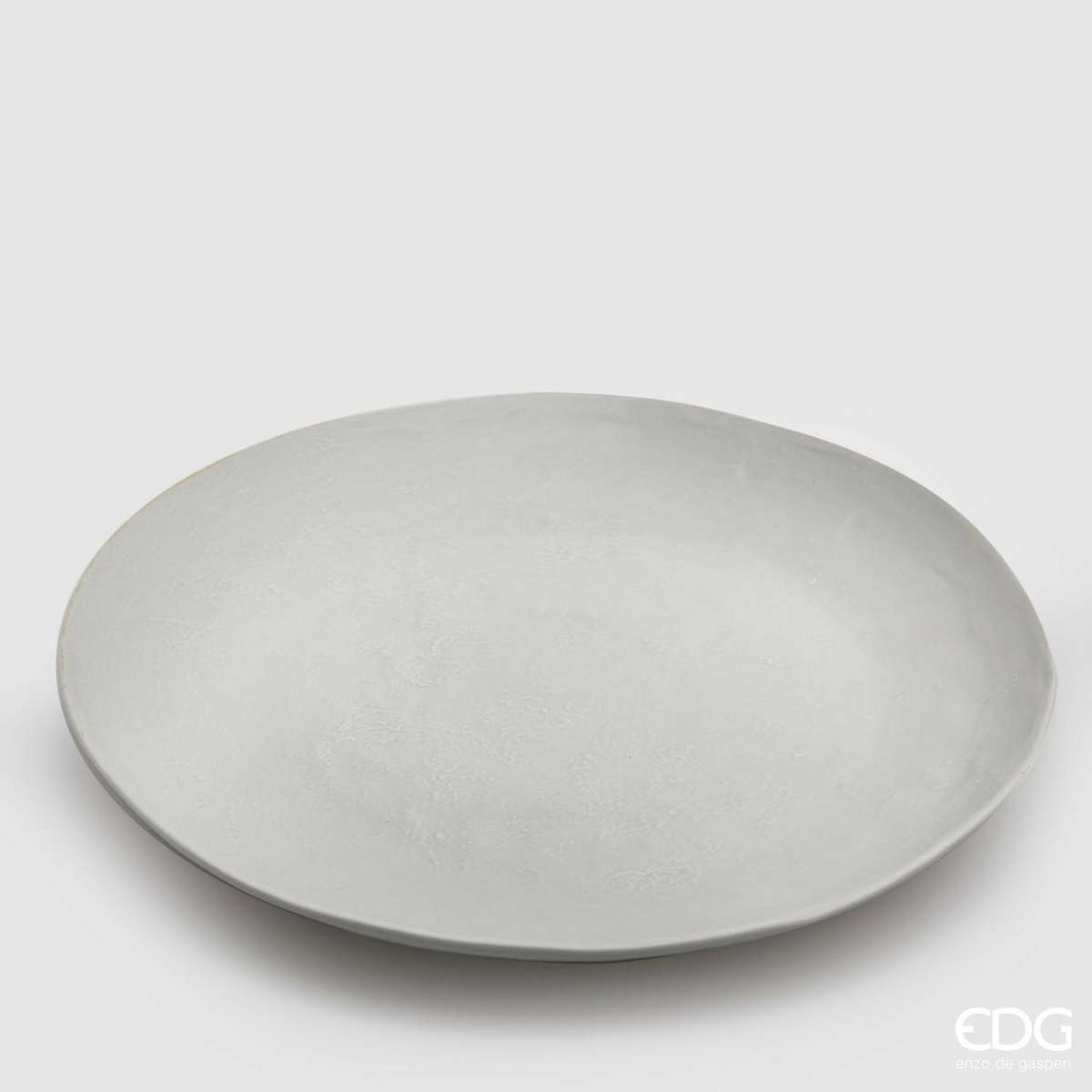 Immagine del prodotto Piatto Piano Feng Matt Grigio in Gres ø27 cm | EDG Enzo De Gasperi