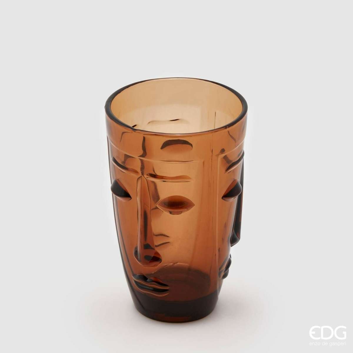 Immagine del prodotto Set 6 Bicchieri in Vetro colorato Viso Abstract (più colori e misure) | EDG Enzo De Gasperi