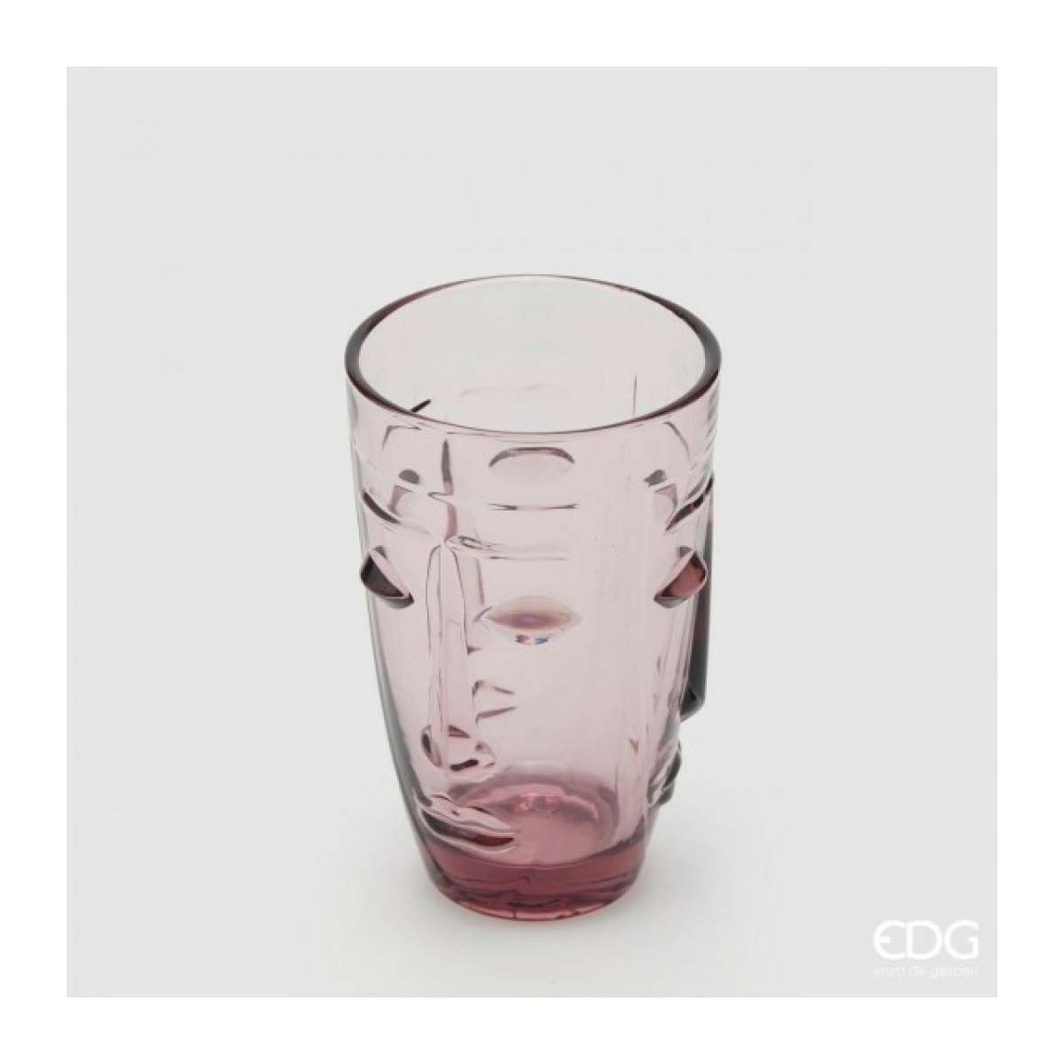 Immagine del prodotto Set 6 Bicchieri in Vetro colorato Viso Abstract (più colori e misure) | EDG Enzo De Gasperi