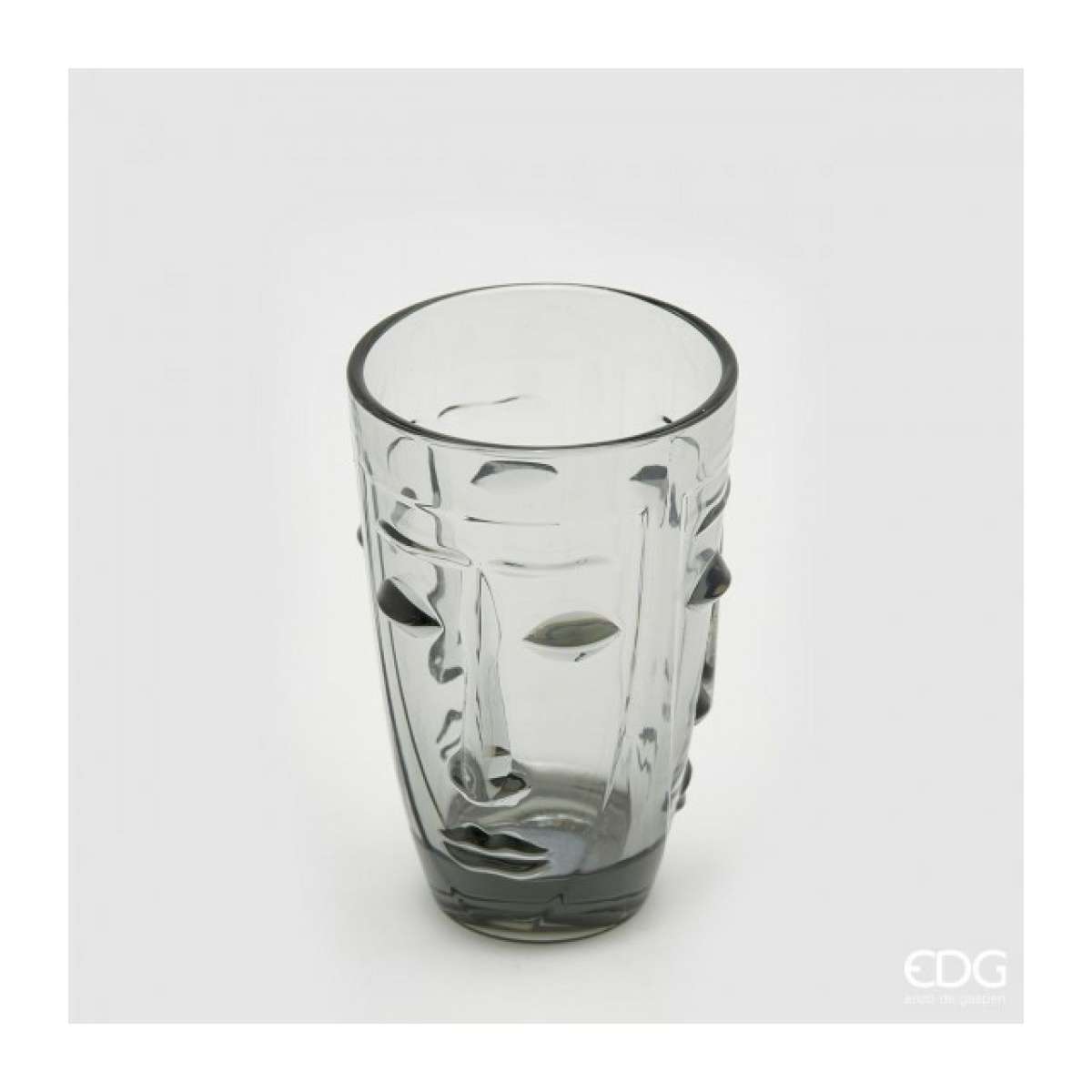 Immagine del prodotto Set 6 Bicchieri in Vetro colorato Viso Abstract (più colori e misure) | EDG Enzo De Gasperi