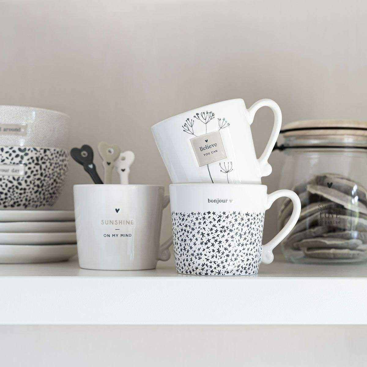Immagine del prodotto Tazzina Espresso Believe you Can in Gres | Bastion Collections