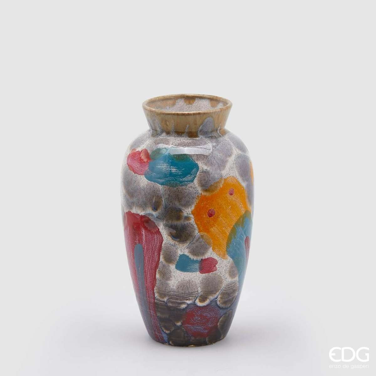 Immagine del prodotto Vaso Chakra Fantasy in Ceramica Colorata h32xØ18 cm | EDG Enzo De Gasperi