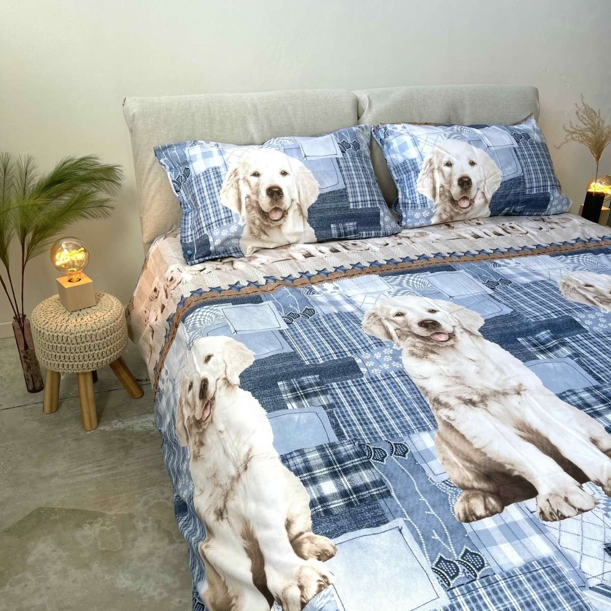 Immagine del prodotto Completo Lenzuola Singolo Cani in 100% Cotone | Pietro Zanetti Home