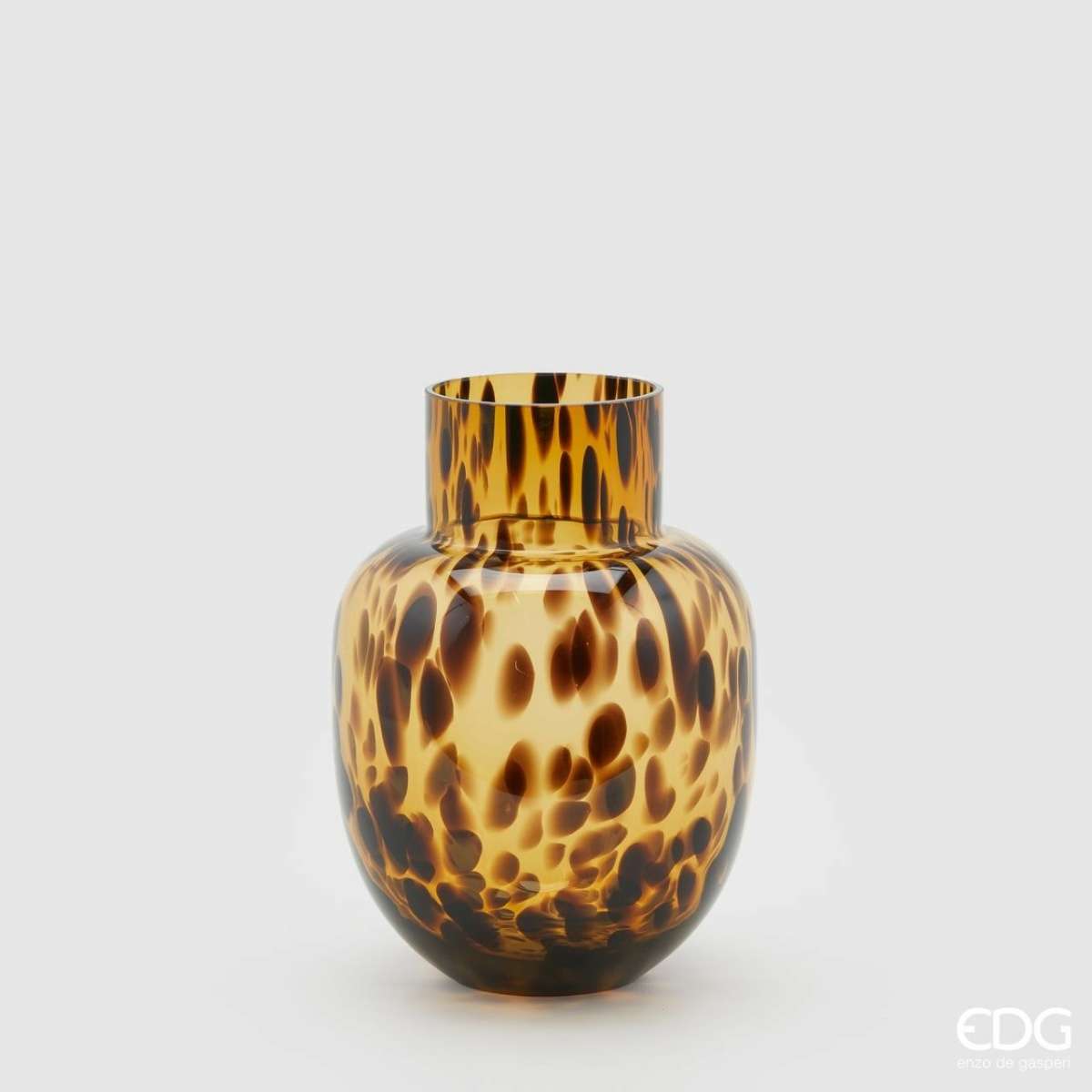 Immagine del prodotto Vaso Macula in vetro ambrato h25xø18 cm | EDG Enzo De Gasperi