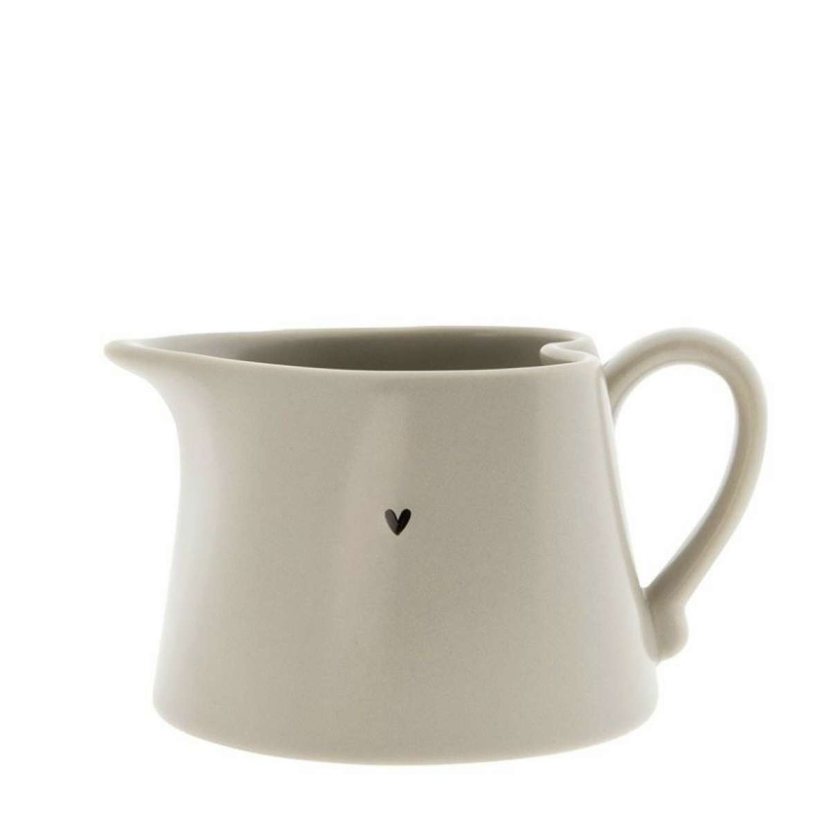 Immagine del prodotto Brocca Piccola in Ceramica opaca Beige con bocca a forma di Cuore | Bastion Collections