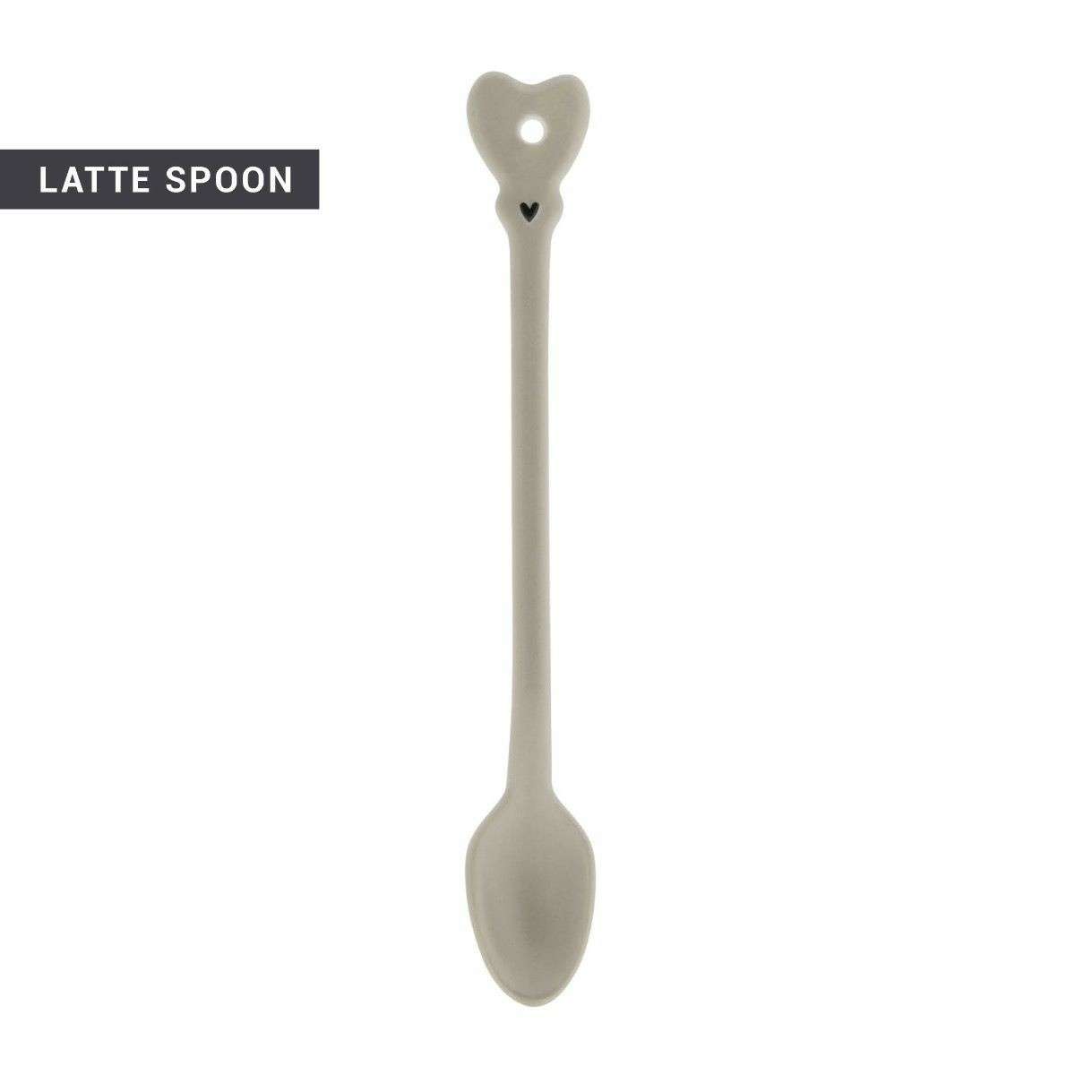 Immagine del prodotto Cucchiaino Lungo Beige in Ceramica Opaca 19 cm | Bastion Collections