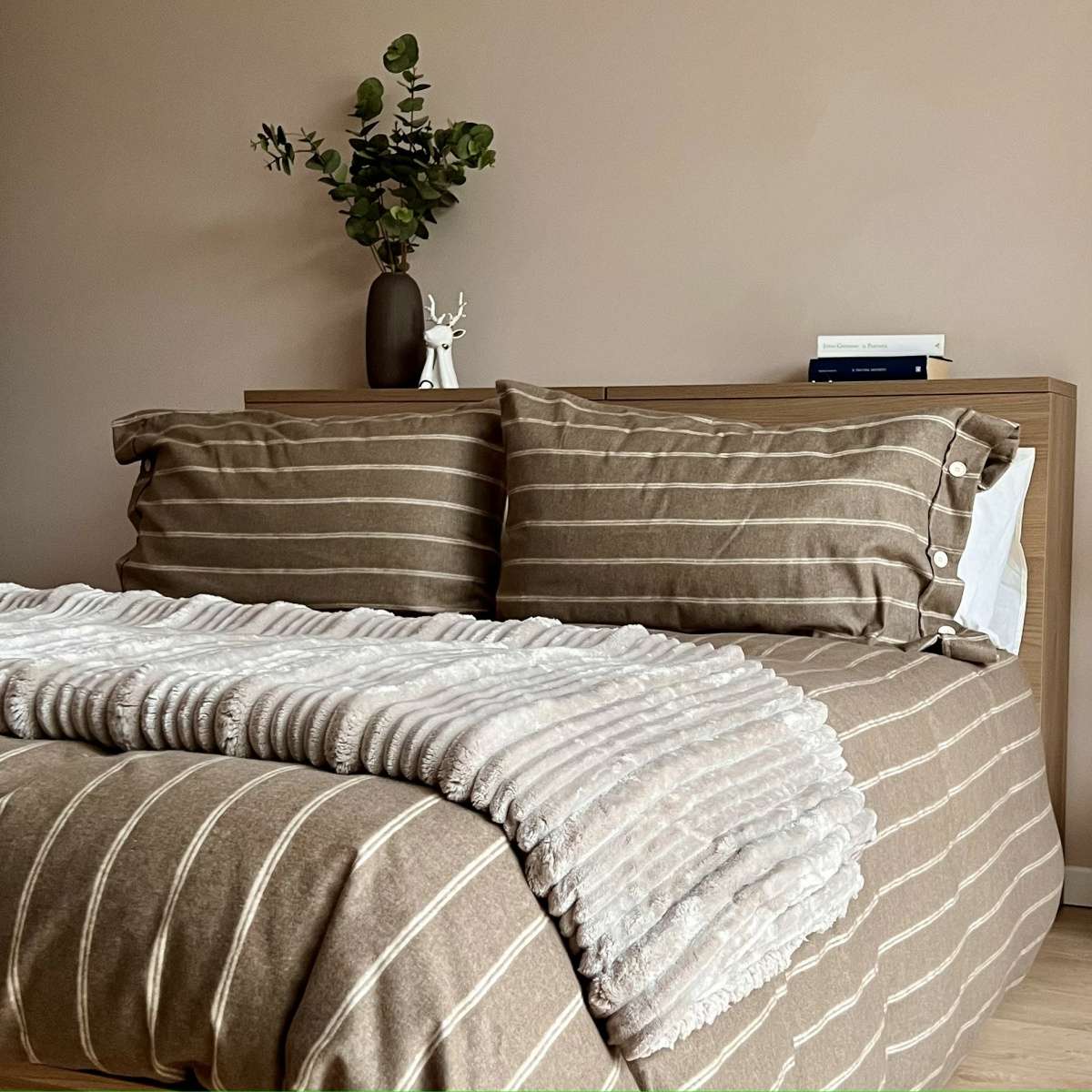 Immagine del prodotto Coperta Matrimoniale Stripes in Microfibra Retro Sherpa 240x200 cm (2 Colori) | Pietro Zanetti Home