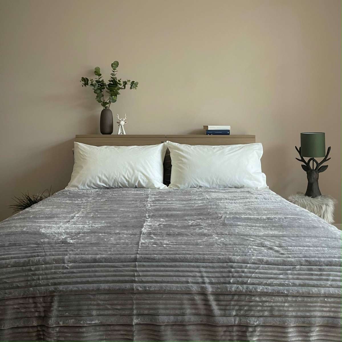 Immagine del prodotto Coperta Matrimoniale Stripes in Microfibra Retro Sherpa 240x200 cm (2 Colori) | Pietro Zanetti Home