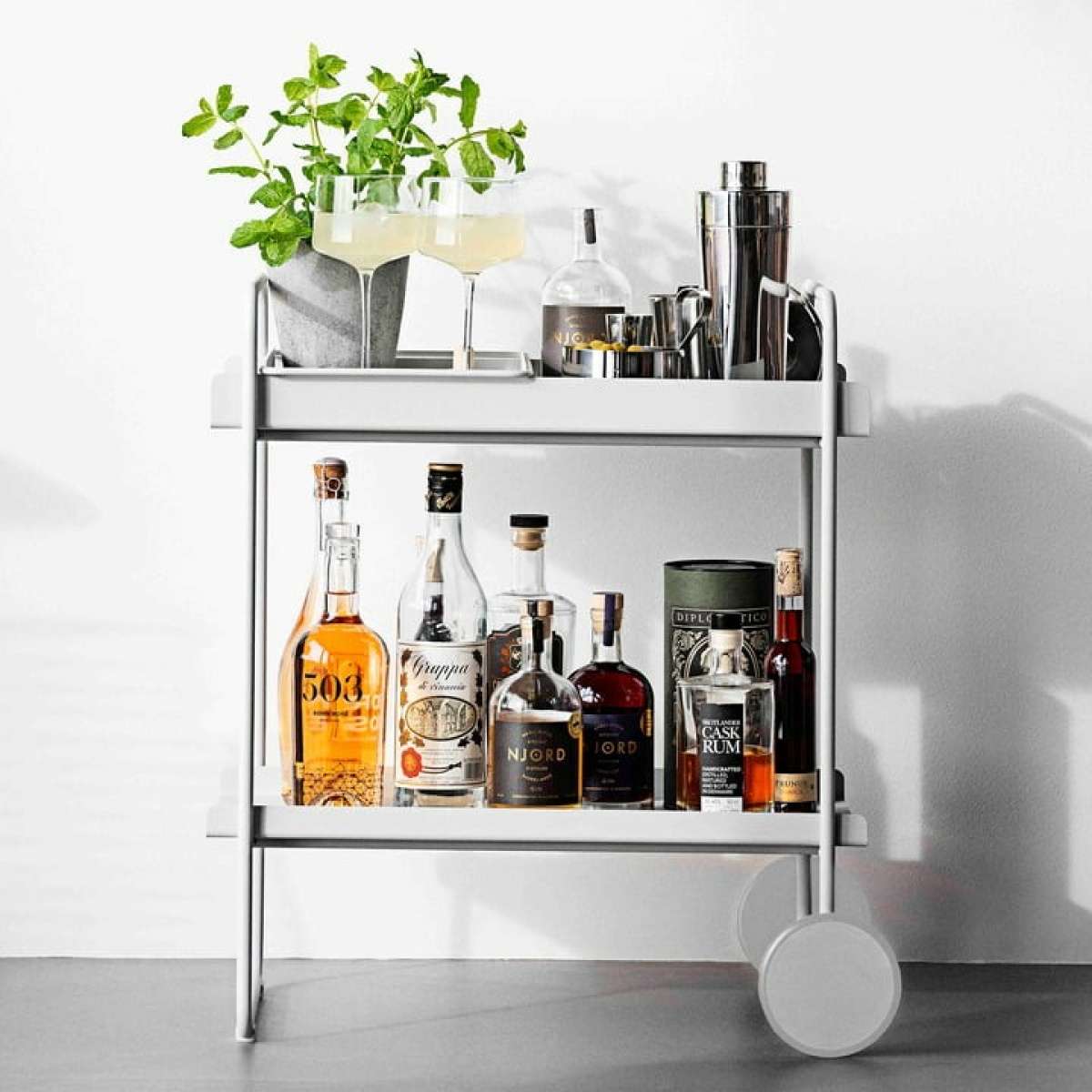 Immagine del prodotto Carrello Cocktail Zone Denmark A-Trolley  60,6x40,5x66,4 cm Nero | Zone Denmark