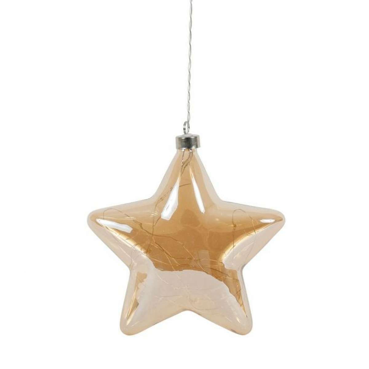Immagine del prodotto Decorazione Led Stella Artica da appenderein Vetro (2 misure) | Côté Table