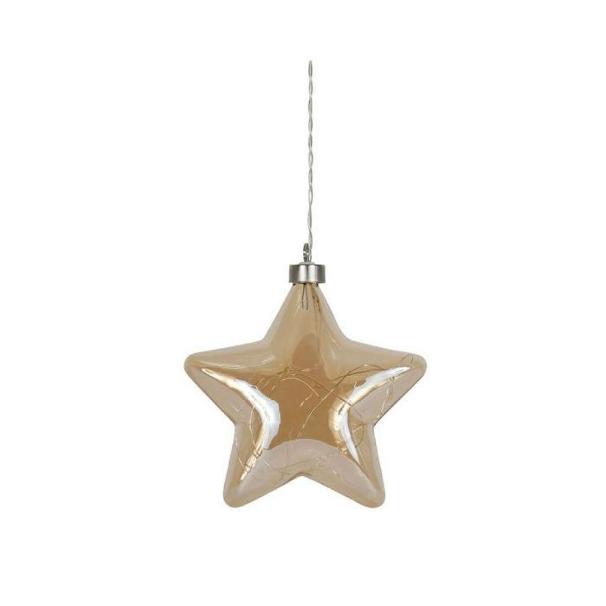 Immagine del prodotto Decorazione Led Stella Artica da appenderein Vetro (2 misure) | Côté Table