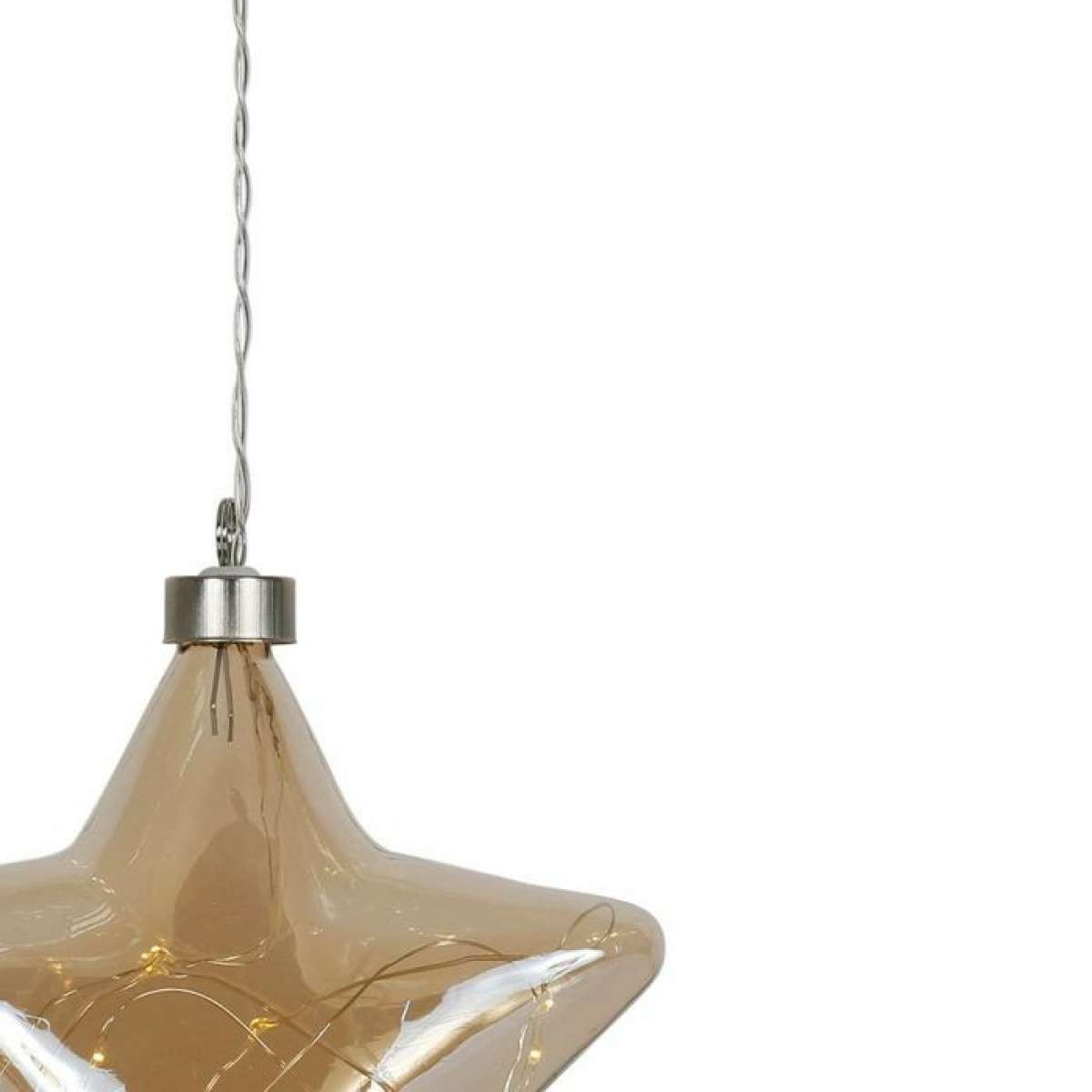 Immagine del prodotto Decorazione Led Stella Artica da appenderein Vetro (2 misure) | Côté Table