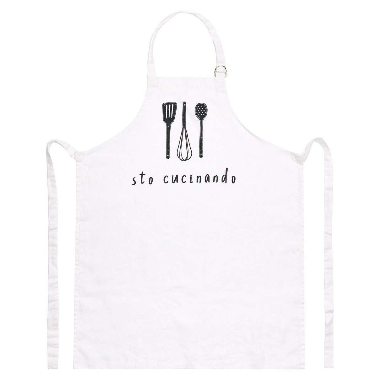 Immagine del prodotto Grembiule in Lino Sto Cucinando in Lino 70X85 cm | Simple Day