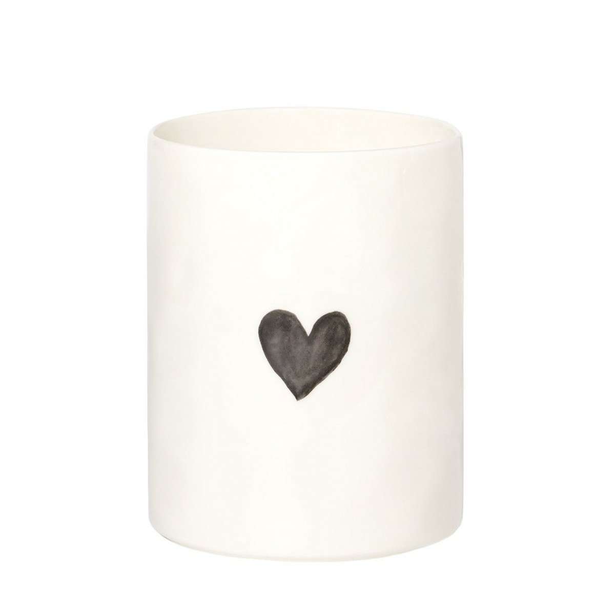 Immagine del prodotto Portamestoli in Ceramica Cuore Grigio | Simple Day