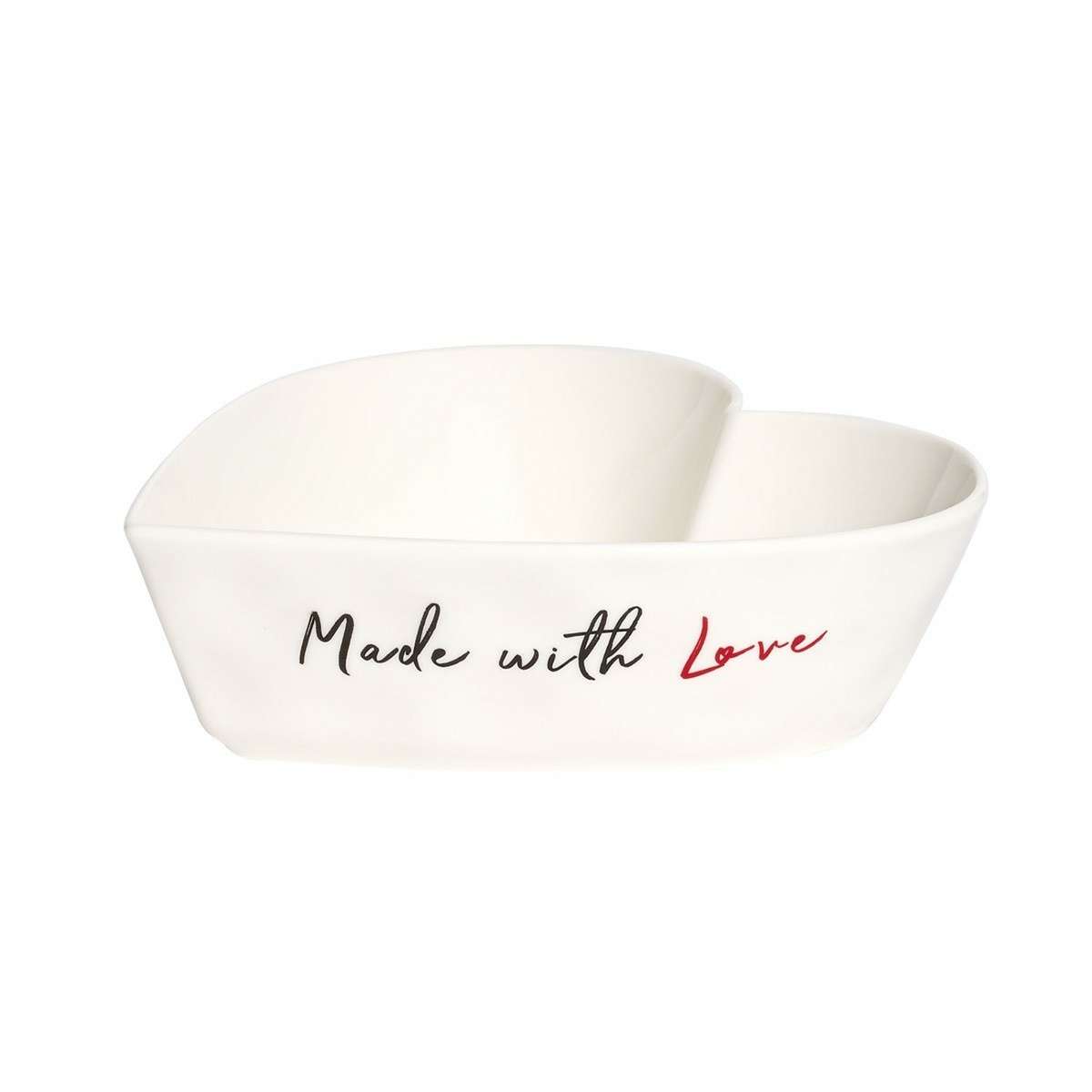 Immagine del prodotto Pirofila a Forma di Cuore in Gres di Porcellana Made with Love | Simple Day
